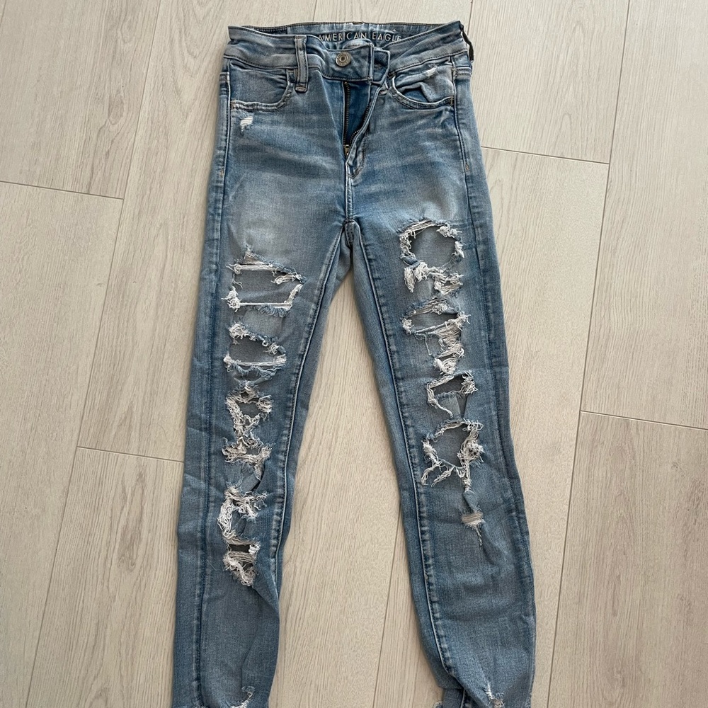 American Eagle outfitters jeggings! Super cute comfy and stretchy!